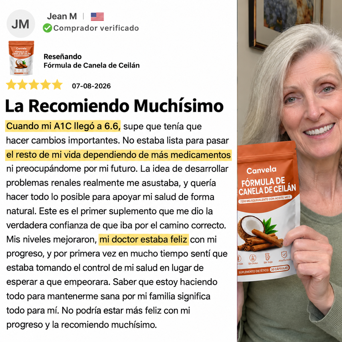 Fórmula de Canela de Ceilán