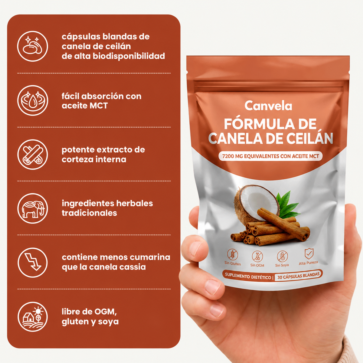 Fórmula de Canela de Ceilán