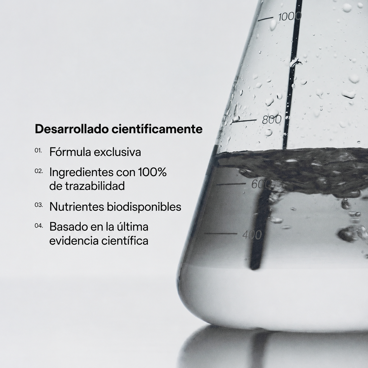 Desarrollado cientificamente laboratory beaker